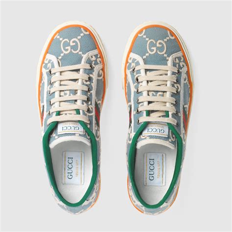 gucci jean sneaker|Gucci sneaker for women.